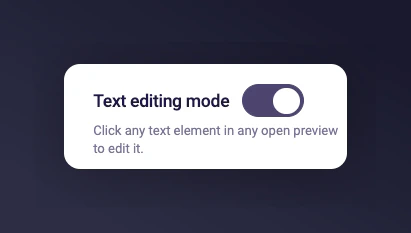 Save and Preview button in Mention Me platform