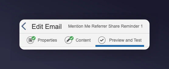 Preview and Test tab in SFMC email editor