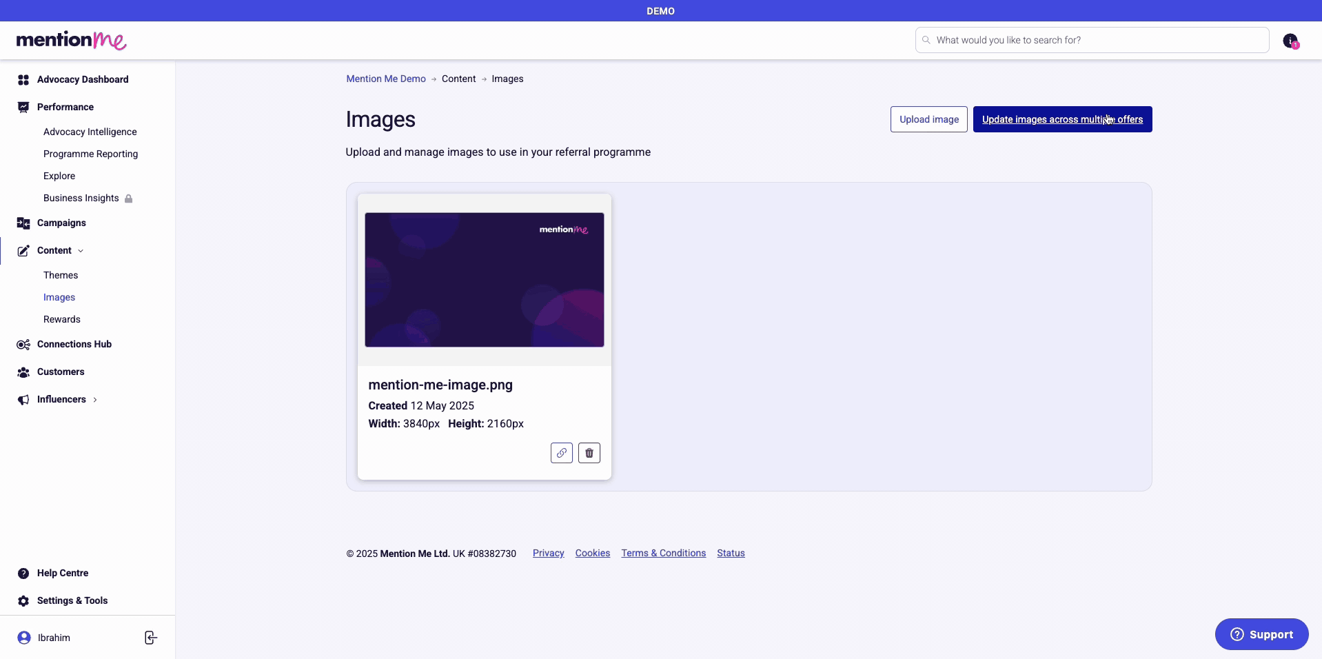 Updating images across multiple offers at once