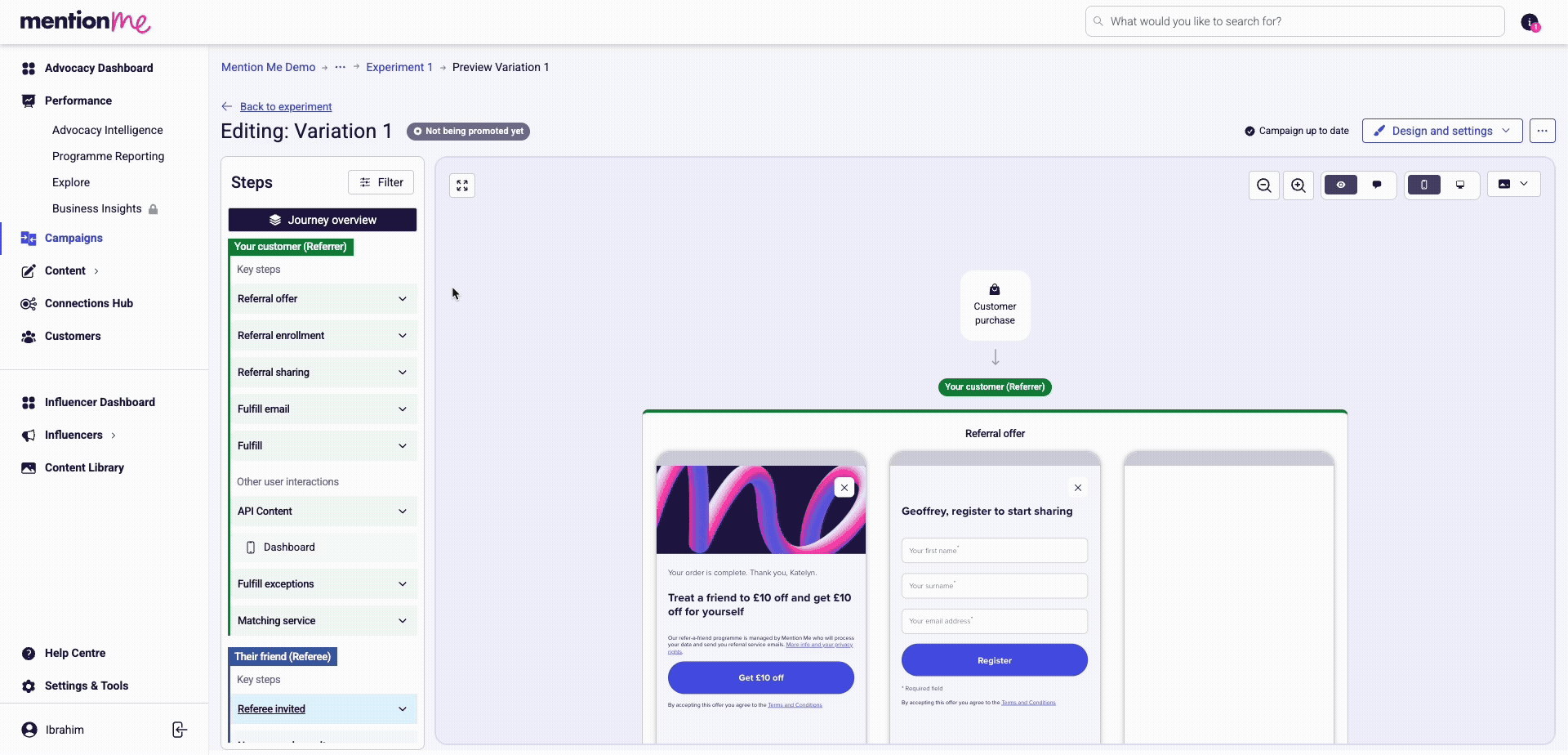 Uploading or changing the share image in the offer preview