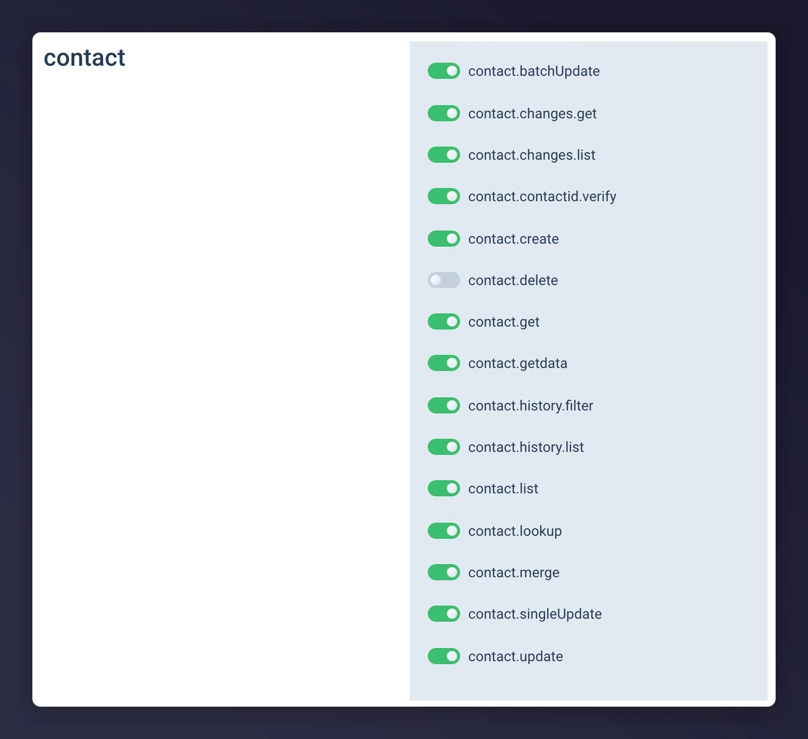 API user permissions for opt-in checking part 2