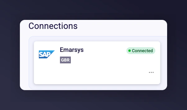Emarsys integration success confirmation