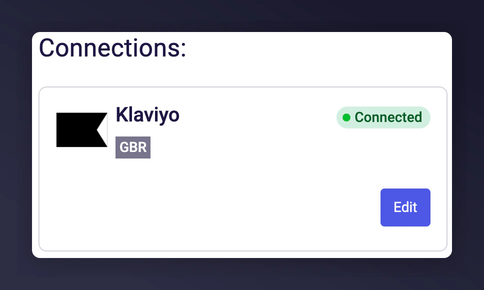 Mention Me Klaviyo integration setup confirmation