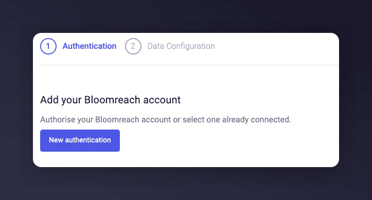 New Authentication button in Mention Me