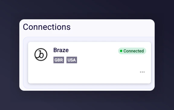 Mention Me Braze integration setup confirmation