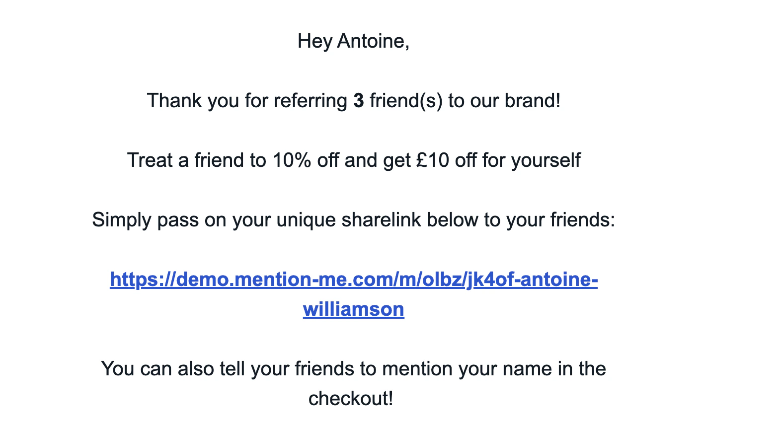 Test output for share again reminder email 2