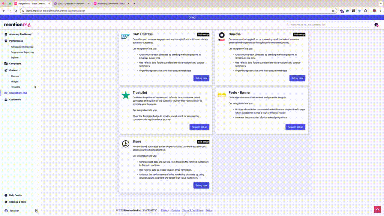 Braze integration setup walkthrough