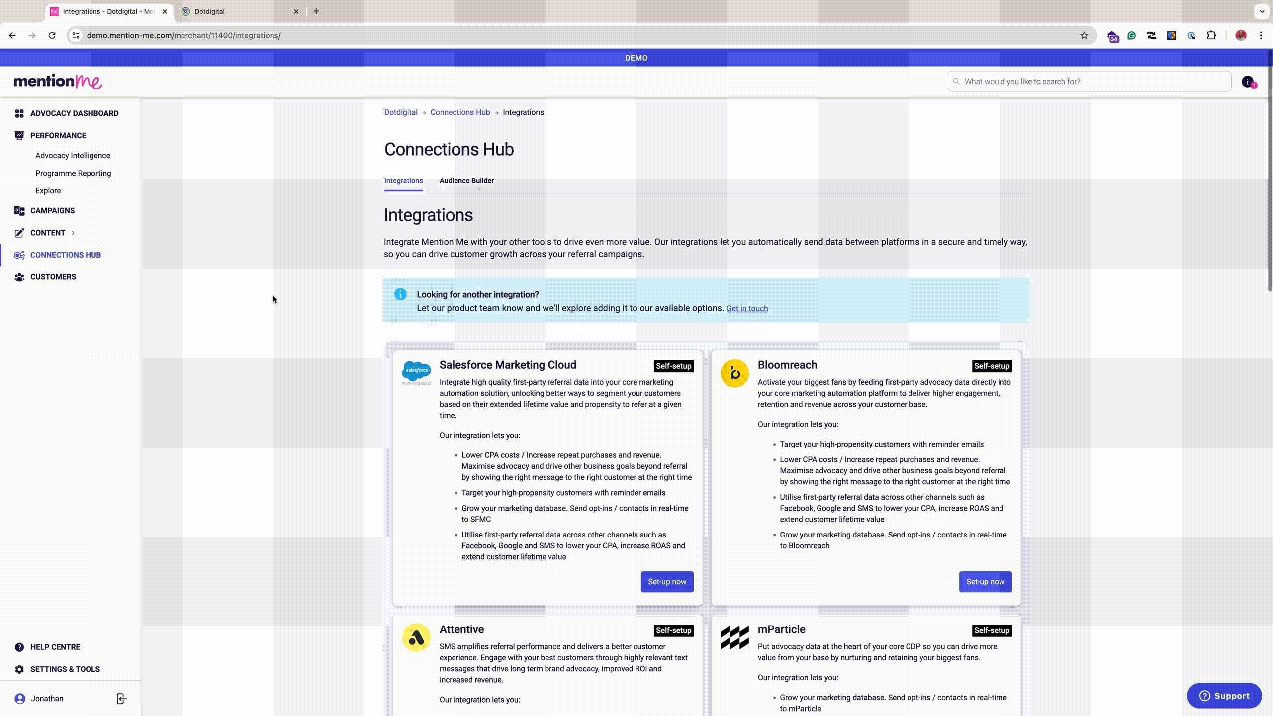 Dotdigital integration overview