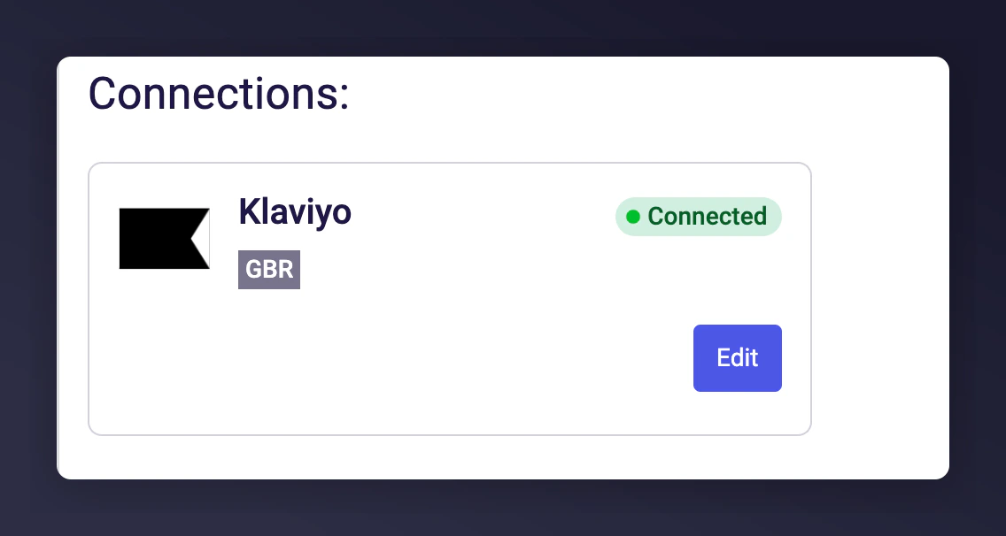 Klaviyo list showing Mention Me as contact source