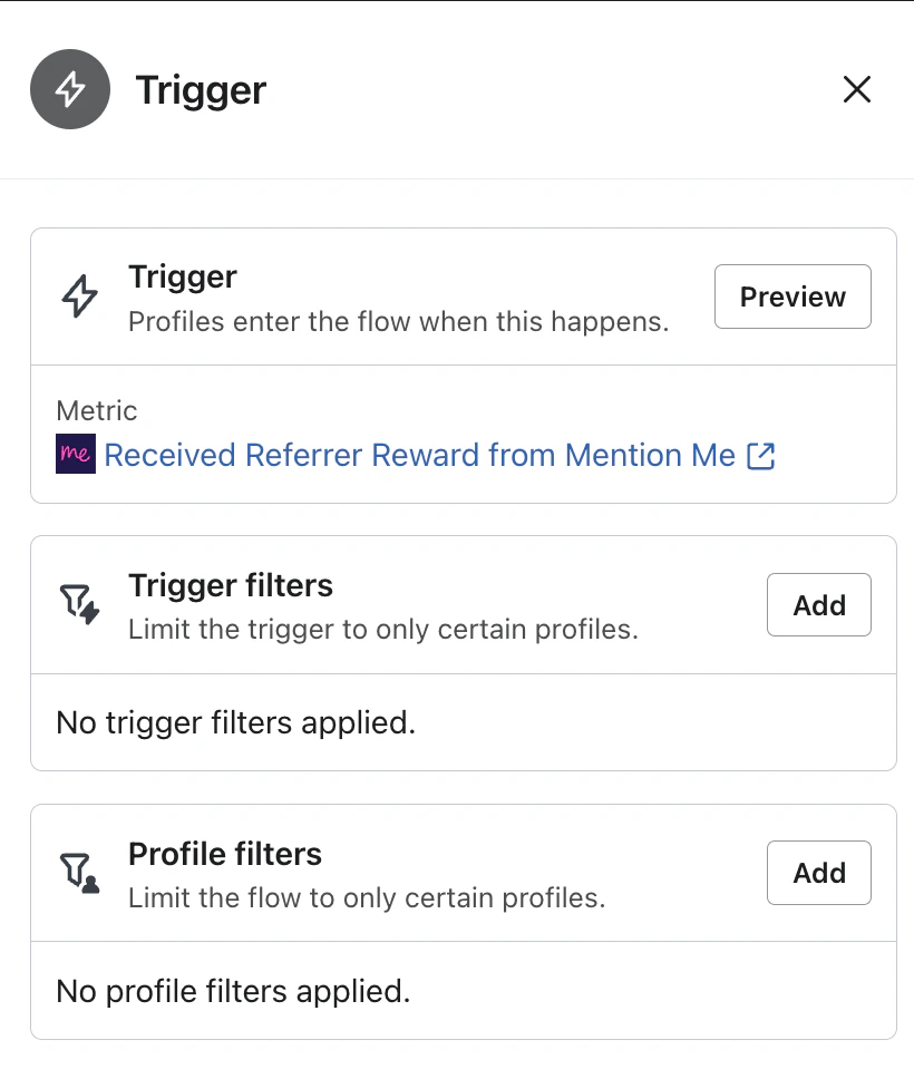 Klaviyo share again reminder flow overview