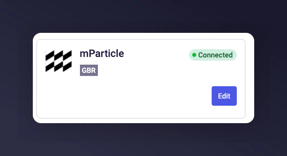 Mention Me mParticle integration setup confirmation message