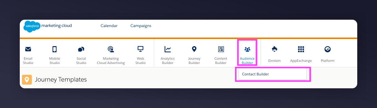 Contact Builder Data Extensions in SFMC