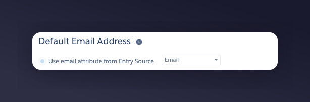 Email address entry source for referrer journey