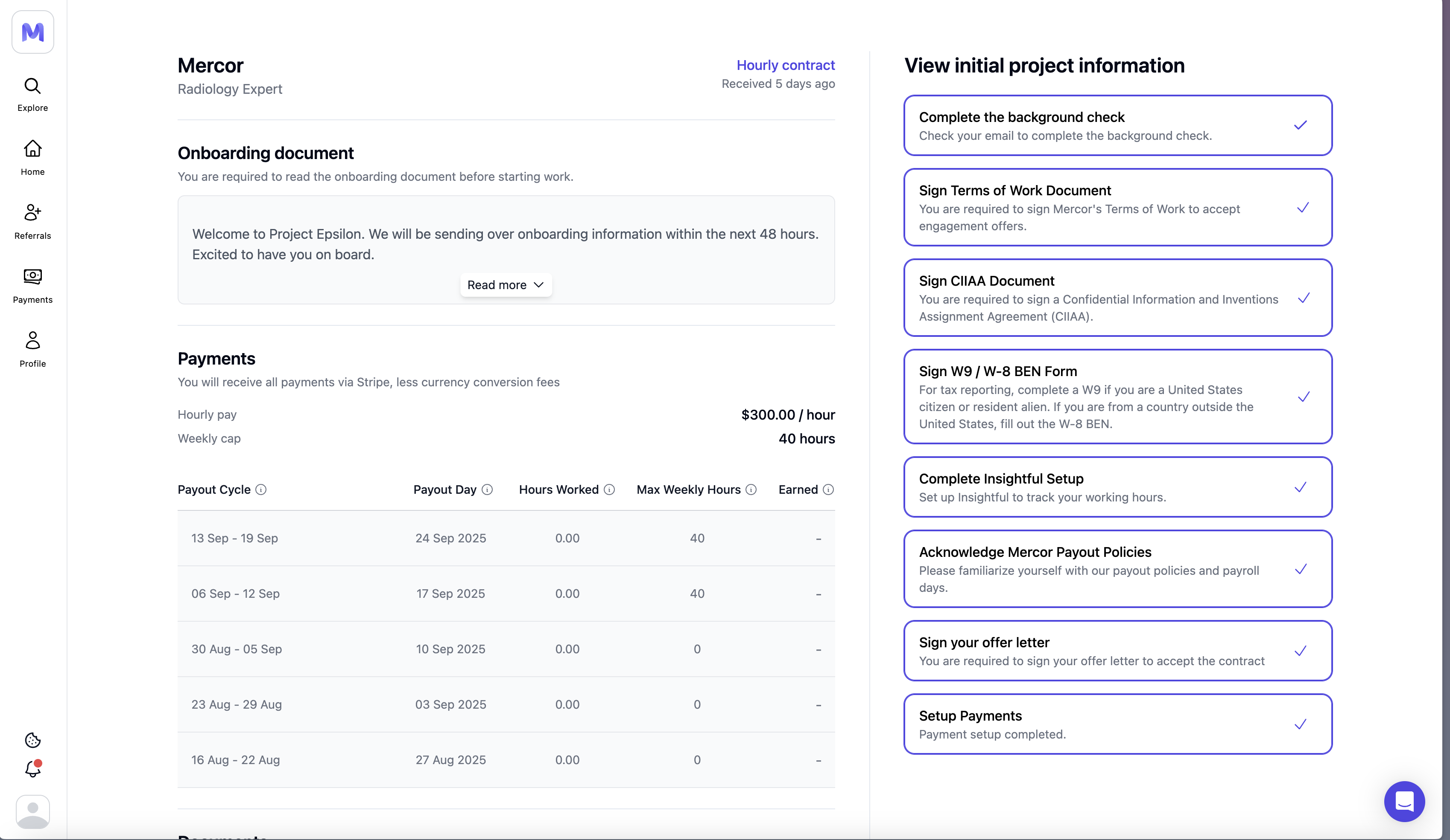 Offer page overview