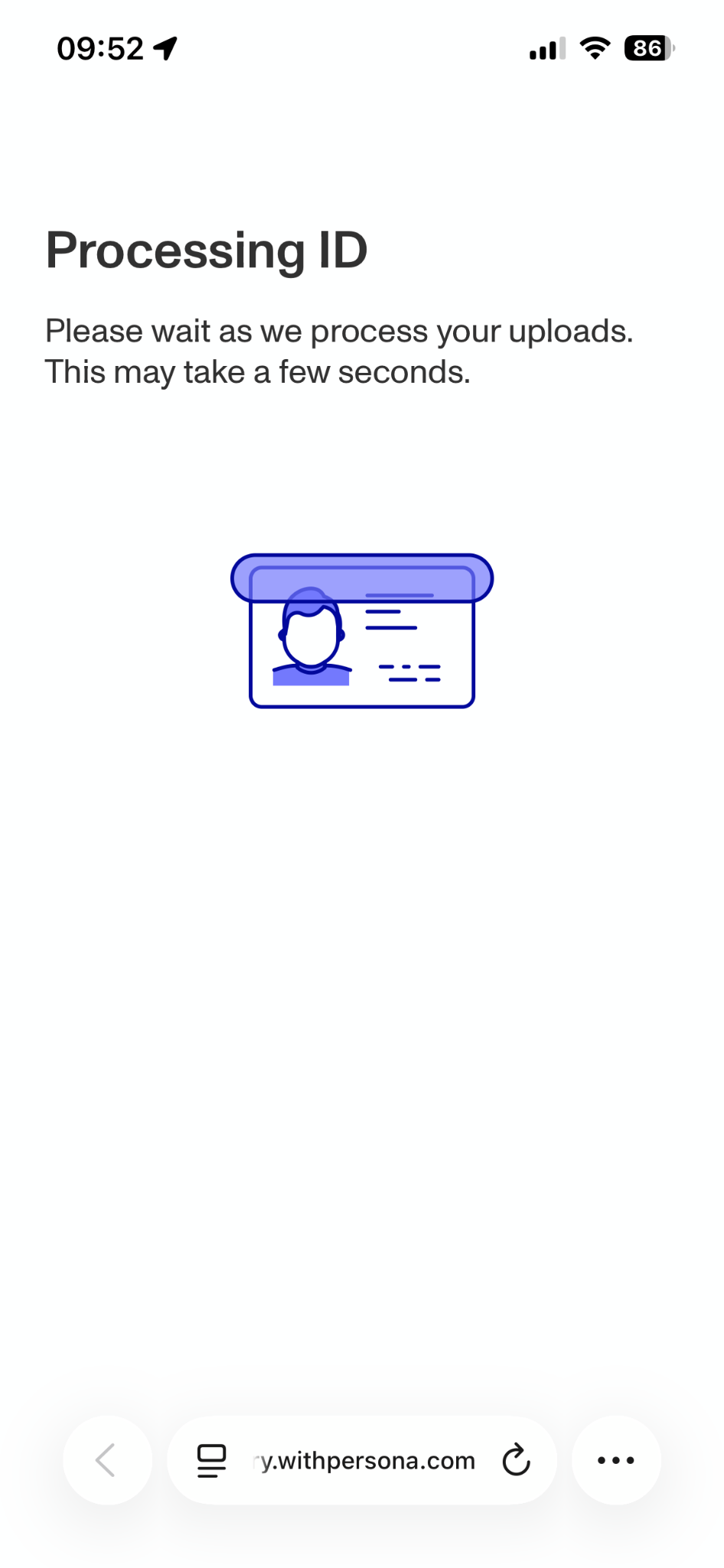 Persona processing the submission