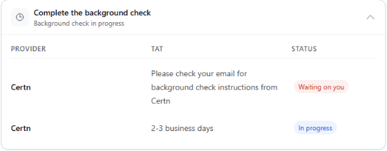 Background Check - Mercor