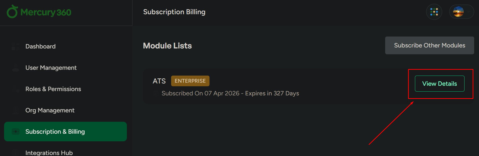 Subscription and Billing 2