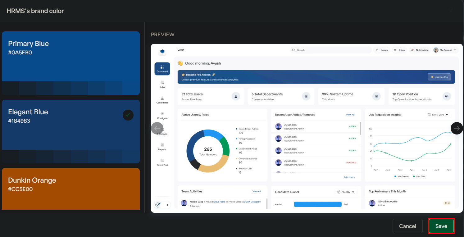 Manage Org Details 7