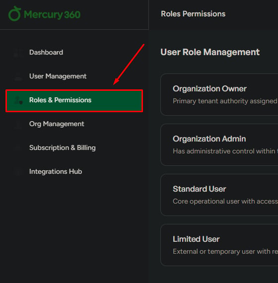 Roles and Permissions 1