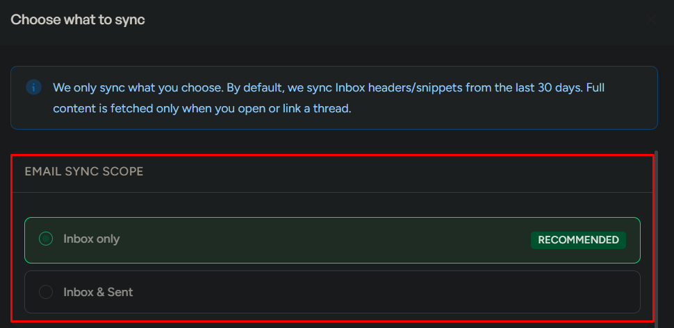 Sync Settings 2