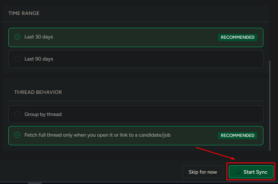 Sync Settings 6