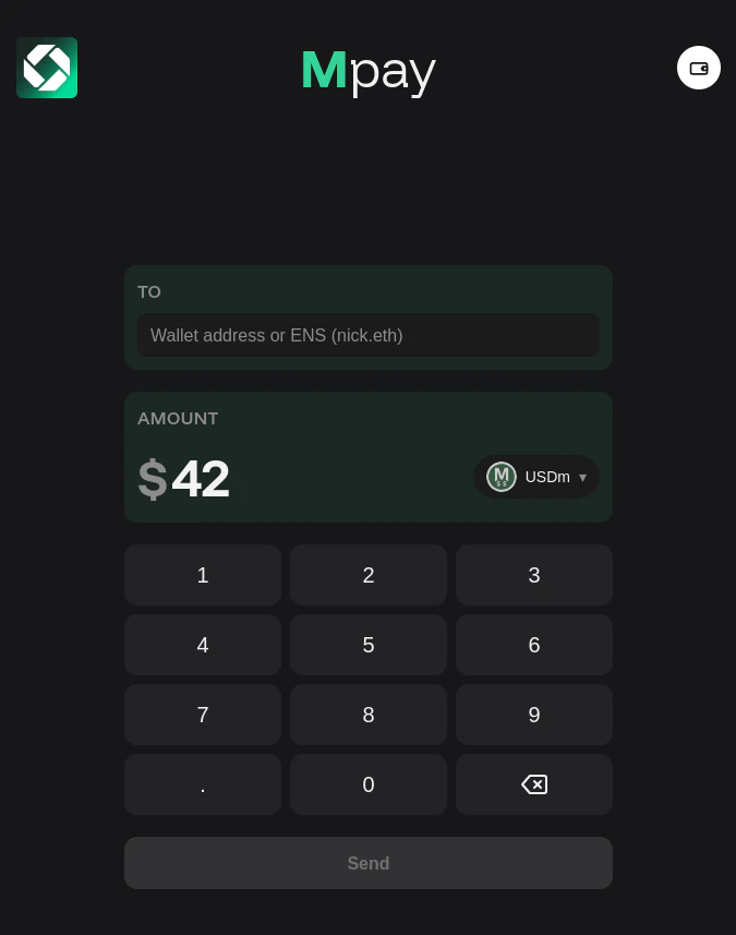 Mpay transfer interface