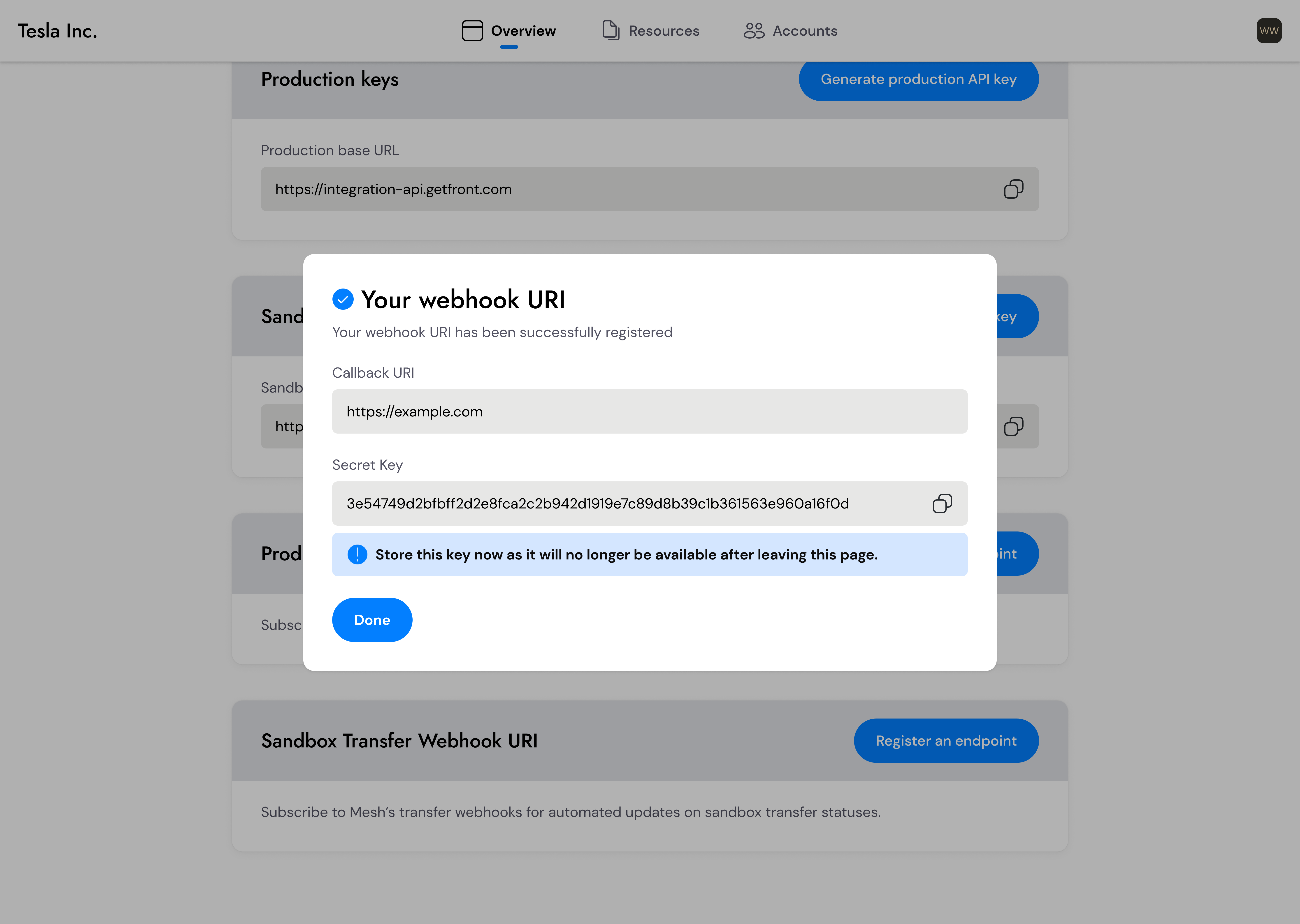 Register Webhook