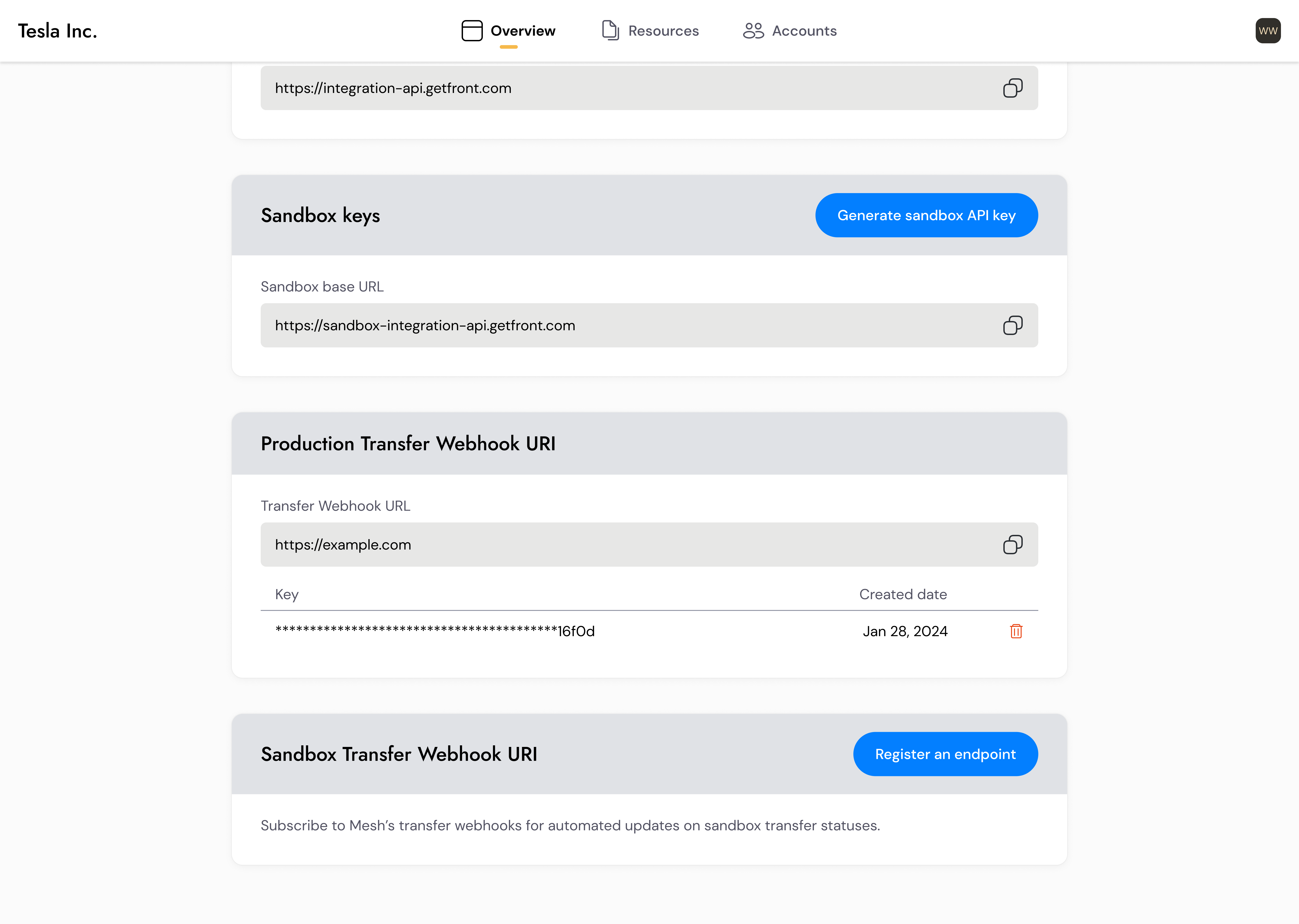 Register Webhook