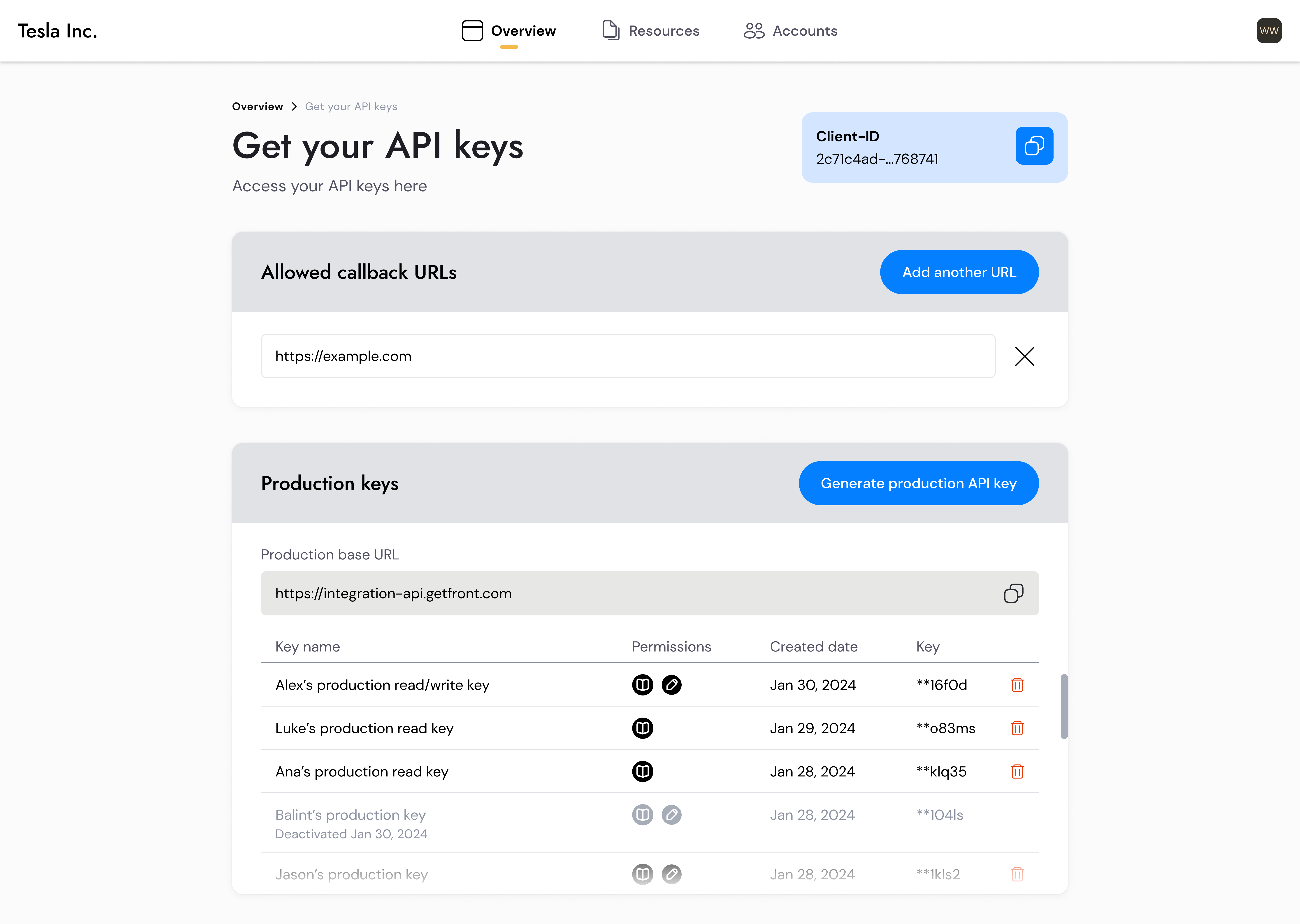 viewing keys