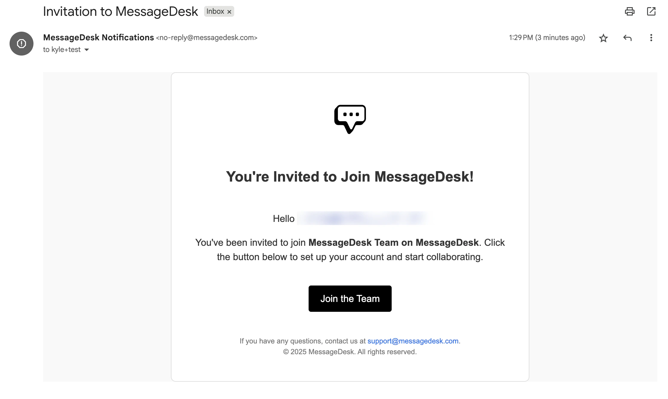 Join Messagedesk Email Pn