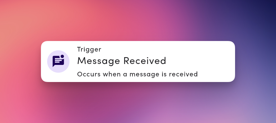 Relay Message Received Trigger Pn