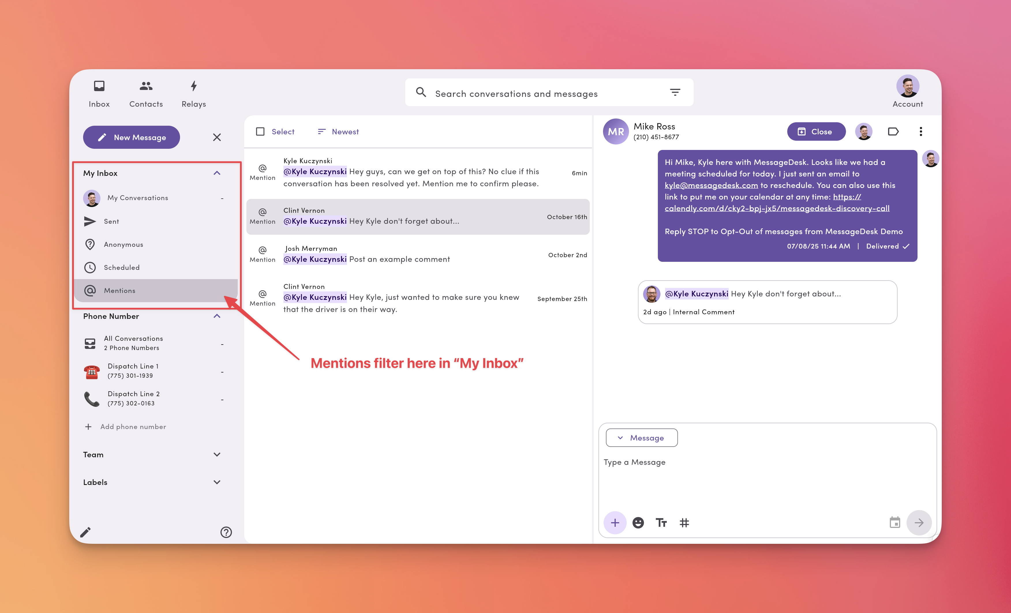 View All Mentions Pn
