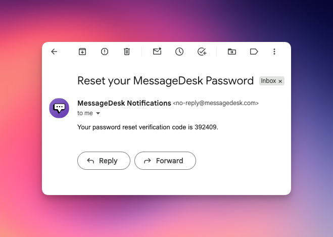 Reset Password Code Pn