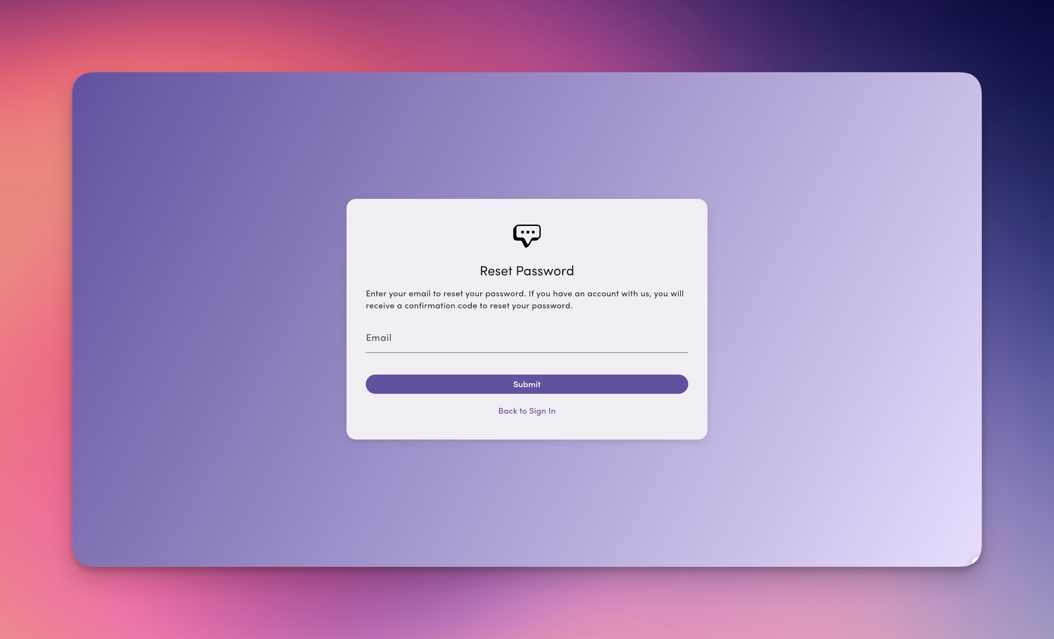 Reset Password Email Pn