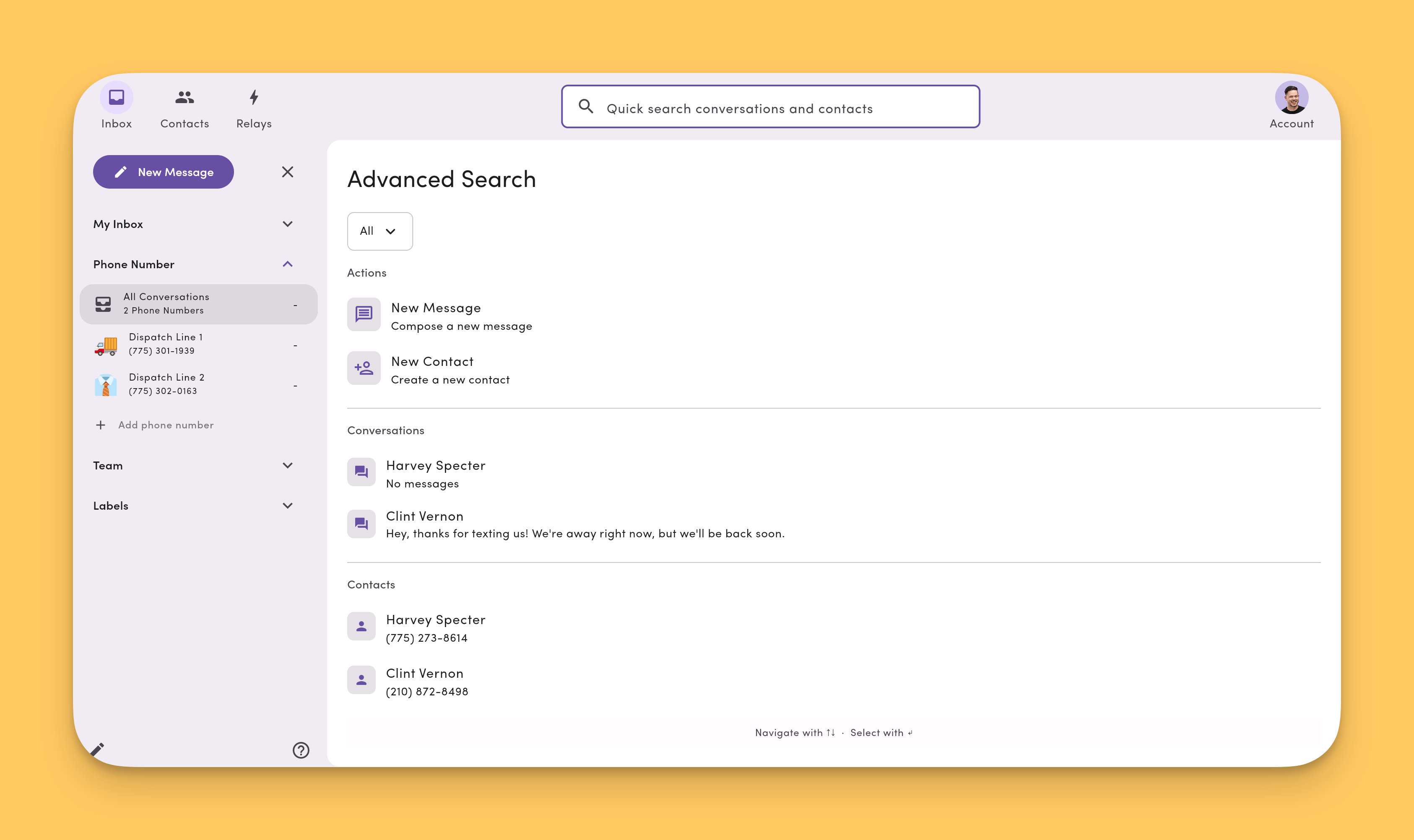Advanced Search