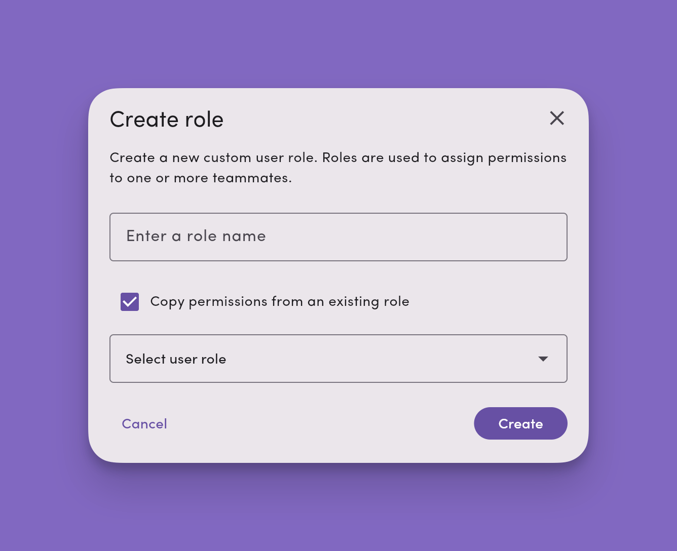Create Role