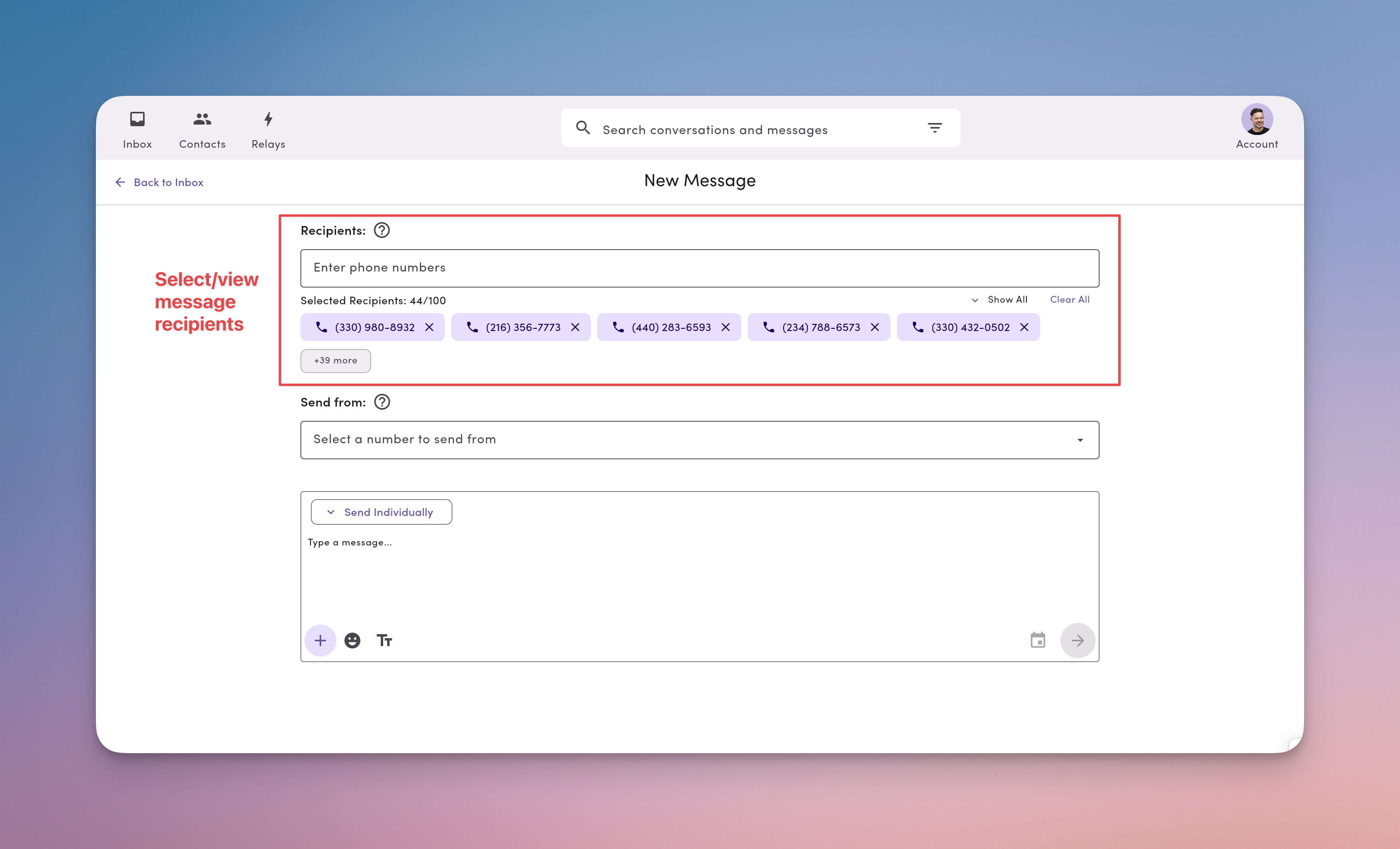 Message Recipients Pn