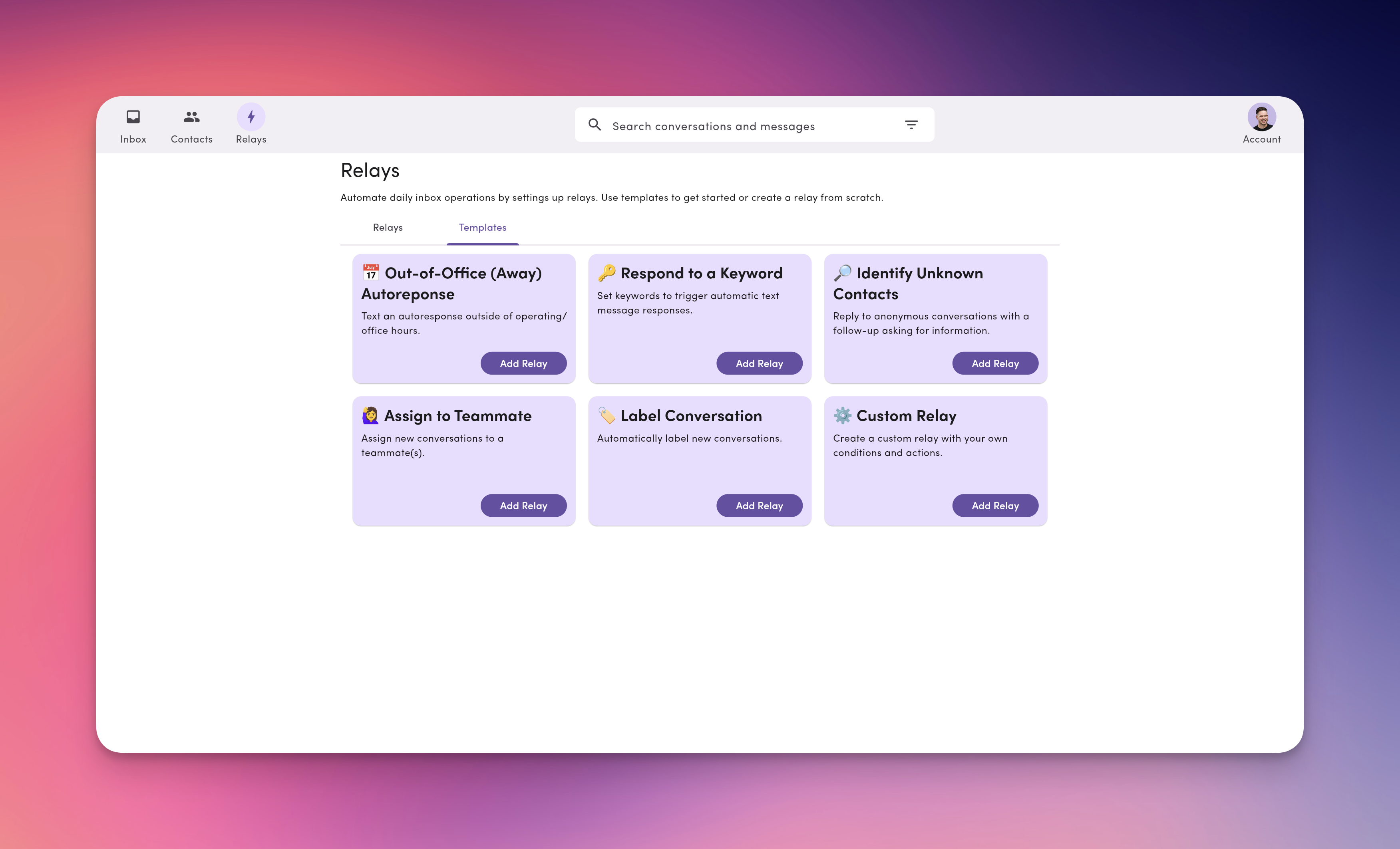 Relays Overview - Automate Your SMS Workflows