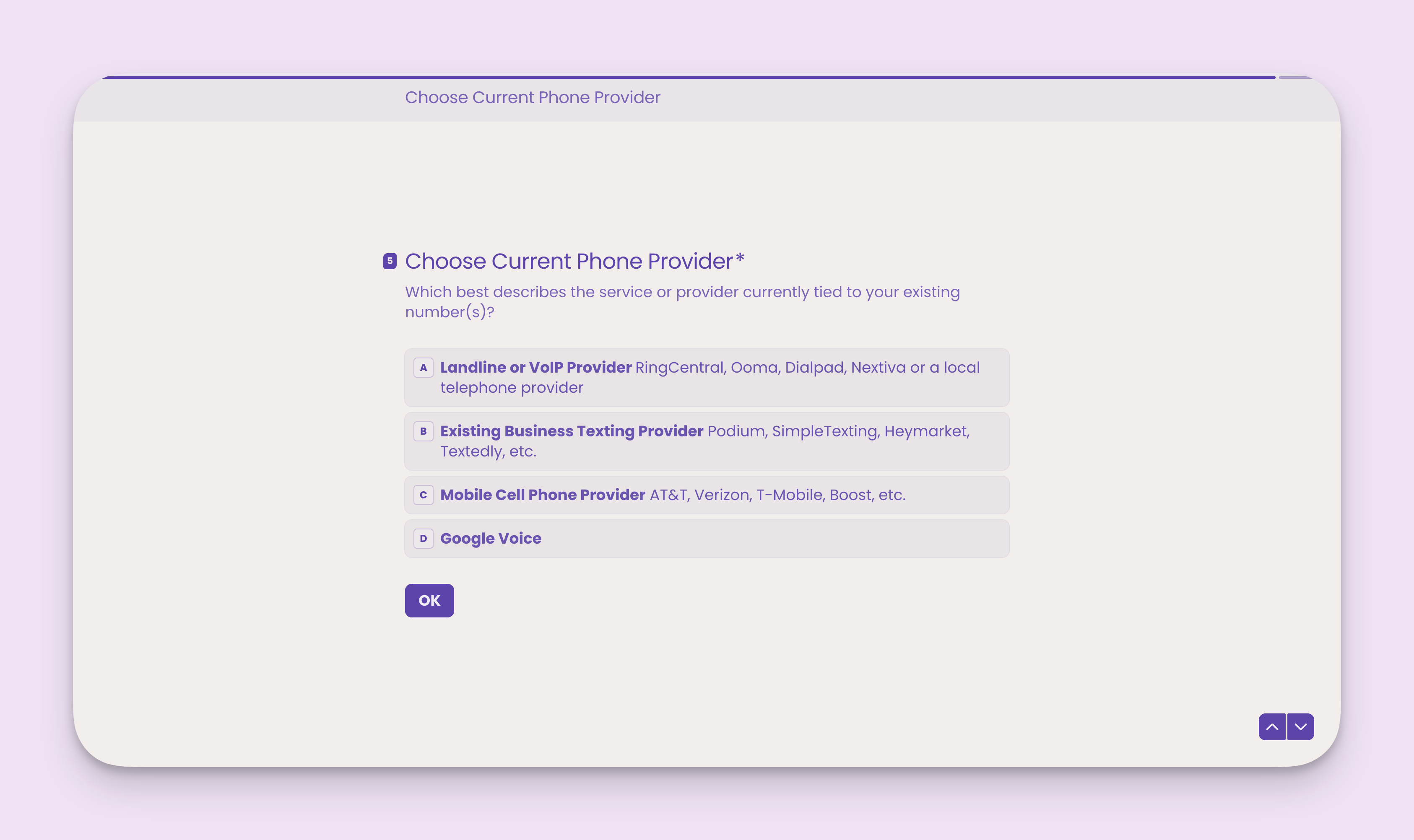 Carrier Registration Host Existing