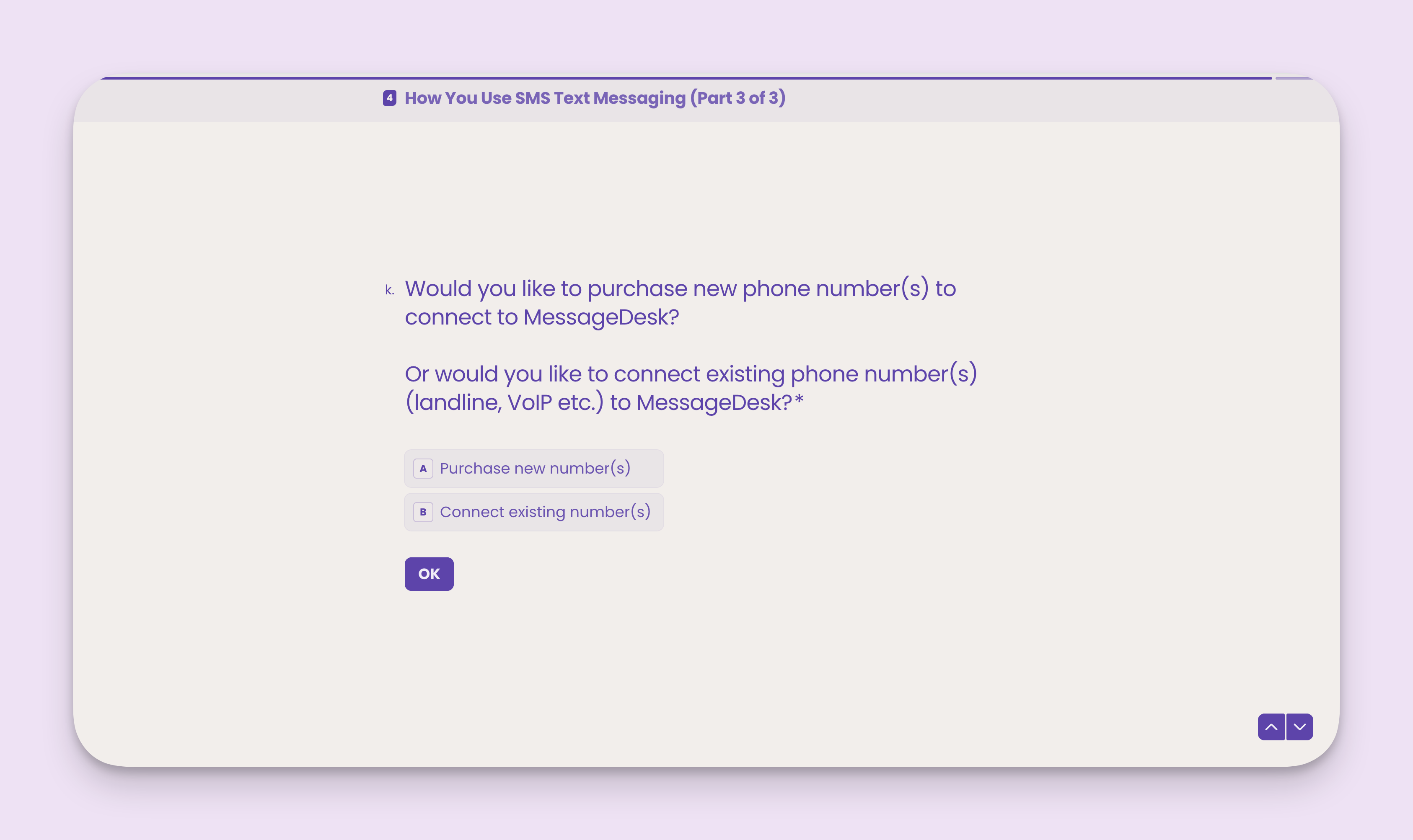 Carrier Registration Phone Number Options
