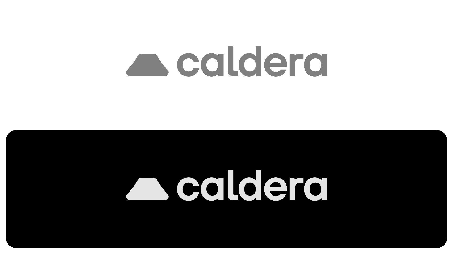 Caldera Logosmarks in various colors
