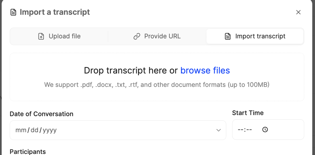 Import Transcripts - Help Center