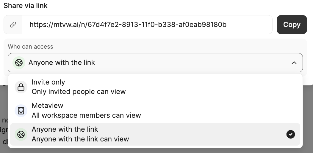Sharing Link Pn