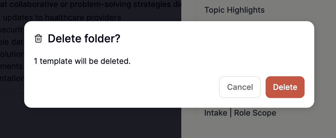 Templates Delete Folder Pn