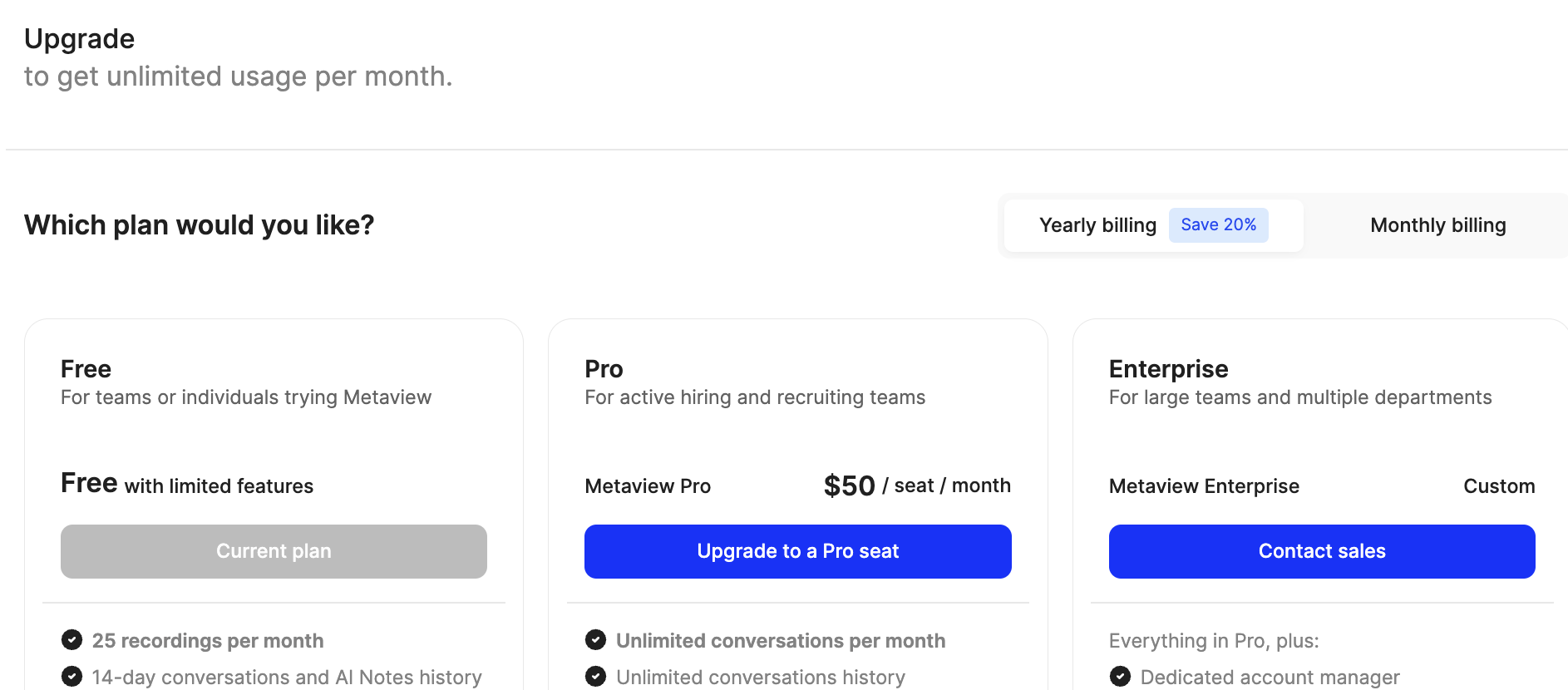 Manage Subscriptions Upgrade Pn