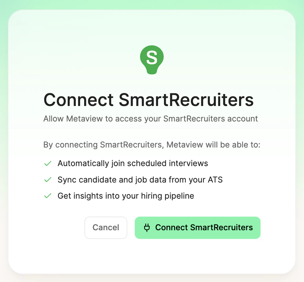 Connect SmartRecruiters