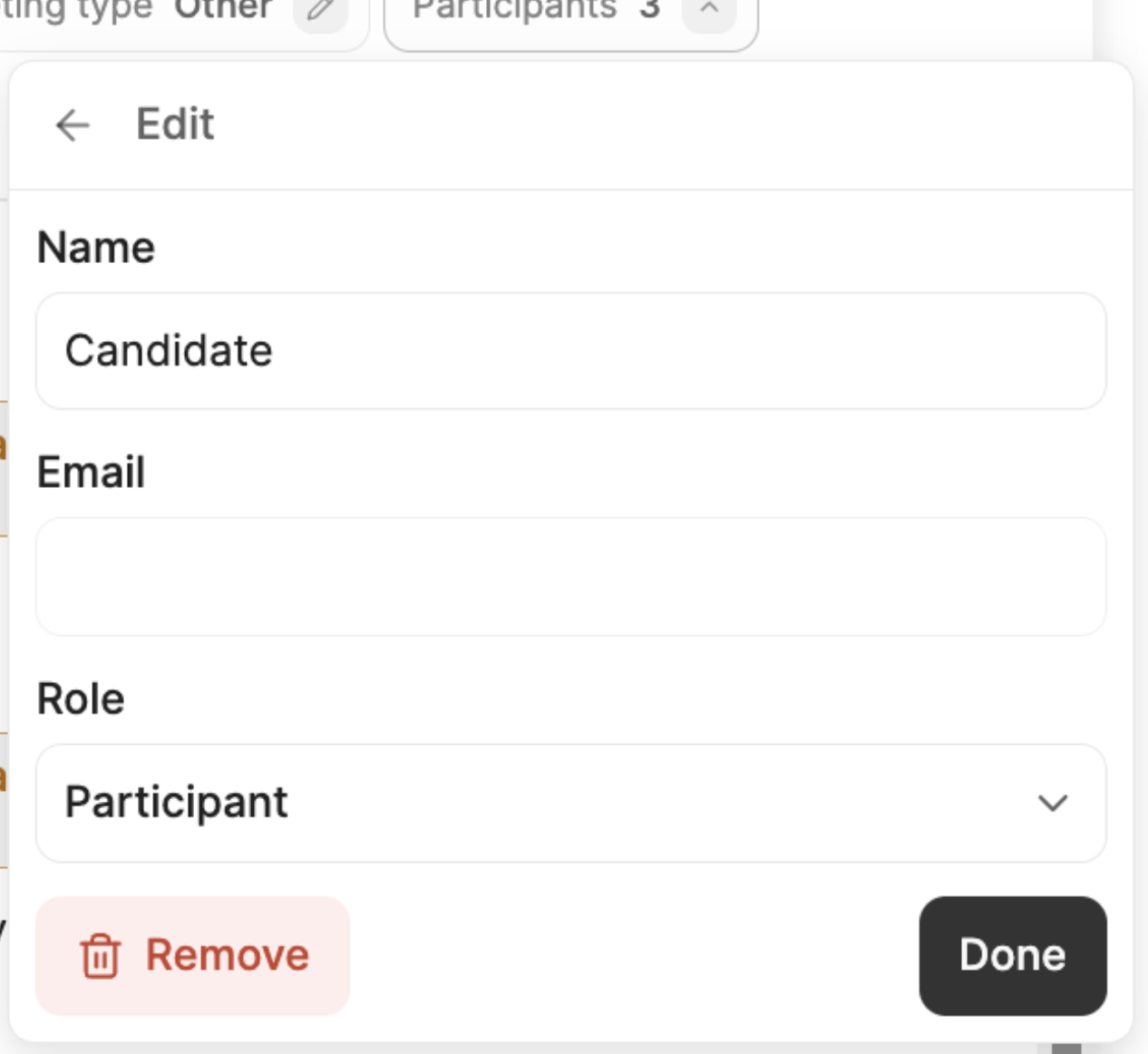Assign Remove Participant Pn