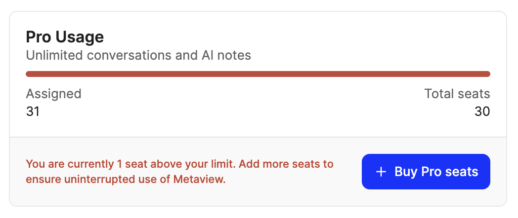 Manage Subscription Buy Seats Pn