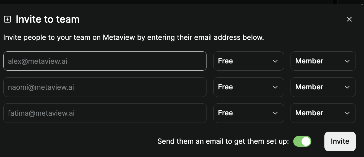 How to invite colleagues