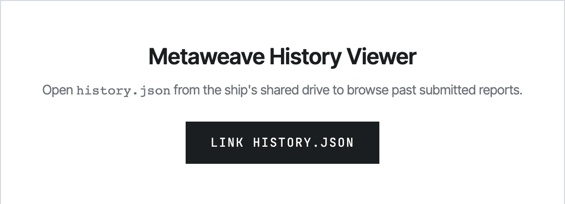 Viewer landing page